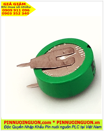 Pin sạc NIMH 1/V80H rechargeable Battery 1,2V-80mAh nuôi nguồn CMOS-PLC | hàng có sẳn